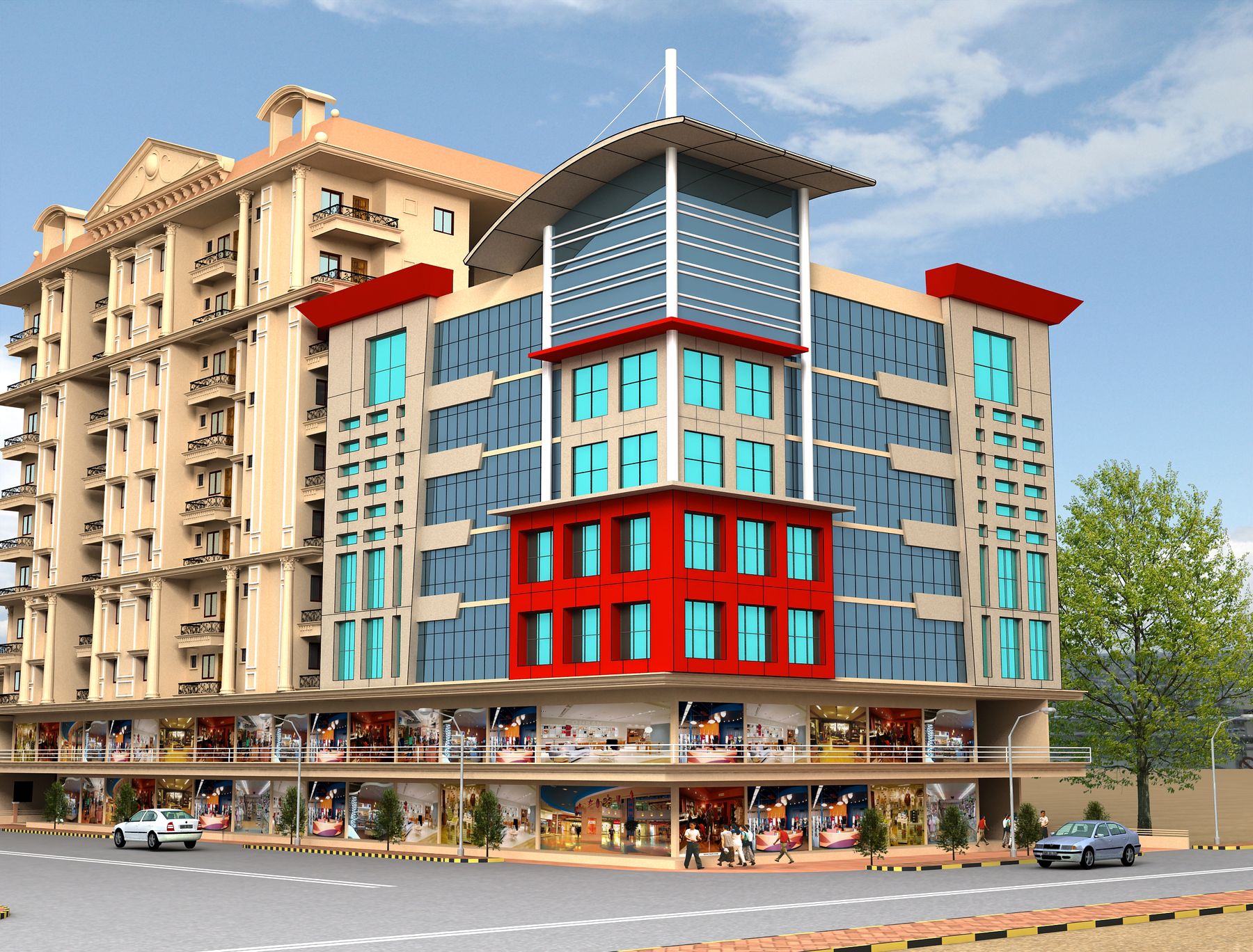 Commercial Complex — Retail & Office in Nagpur